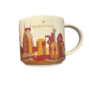 STARBUCKS Coffee Cup Mug NASHVILLE 2015 You Are Here Collectors Series 14 Oz